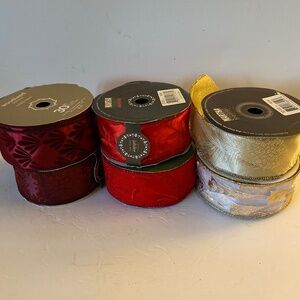 Martha Stewart Holiday Wired Ribbon   Ew